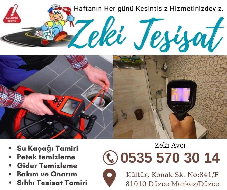 Düzce su kaçağı tespiti bulma